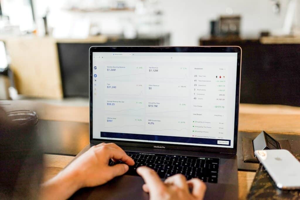 Photo Website interface